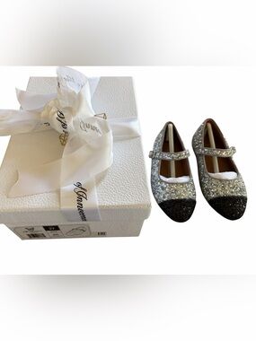 Age of Innocence Bebe glitter ballerinas